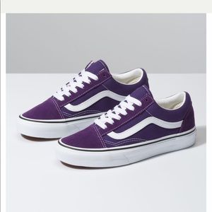 Purple Vans. LIKE NEW. 🦄